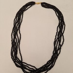 Vintage Murano Glass Seed Bead Necklaces